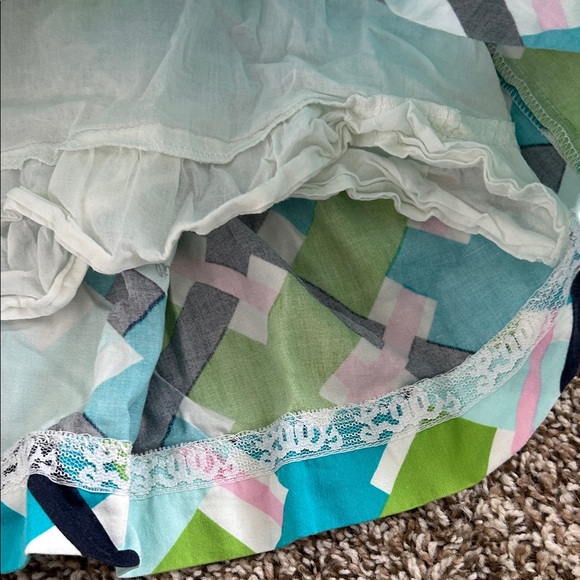 Lilly Pulitzer Girls Geo Print Vintage Skirt - Picture 5 of 7
